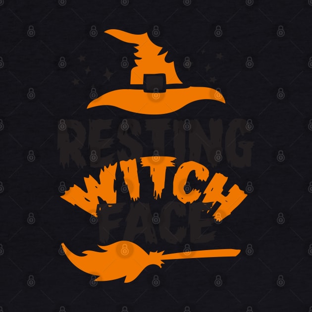 Resting witch face funny halloween by TIHONA